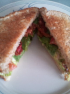 A picture of Avocado egg salad.