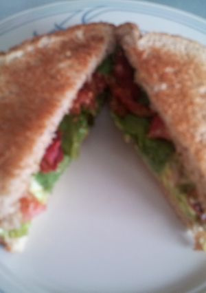 A picture of Avocado egg salad.