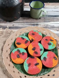 Foto resep Kue Lumpur Rainbow