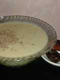 Tasteful khaki and dates juice