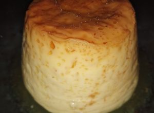 Una foto de Flan casero light