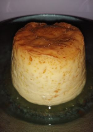 Una foto de Flan casero light