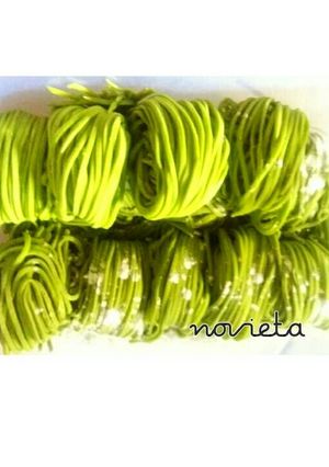 Foto resep Mie Bayam anti lembek