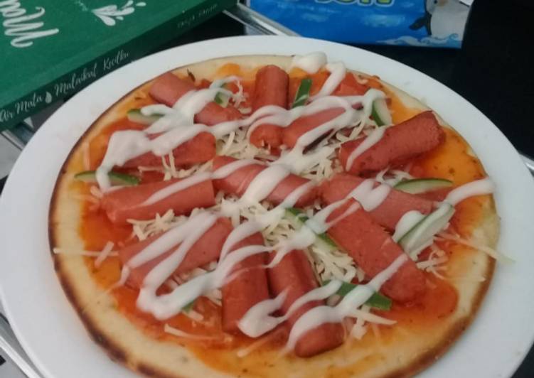 Resep Pizza Sosis Keju…, Enak