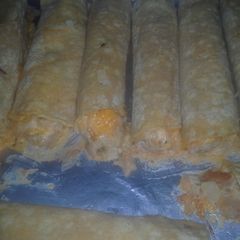 A picture of Chicken taquitos.