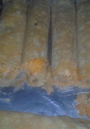 A picture of Chicken taquitos.