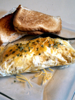A picture of Omelette in bag.