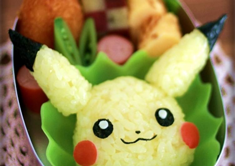 Step-by-Step Guide to Make Perfect Pokemon Character Bento - Pikachu Onigiri