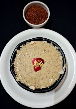 A picture of Sugar Free Ragi Rabdi.