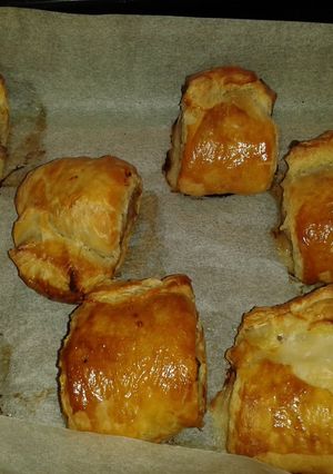 A picture of New years eve Sausage Rolls.