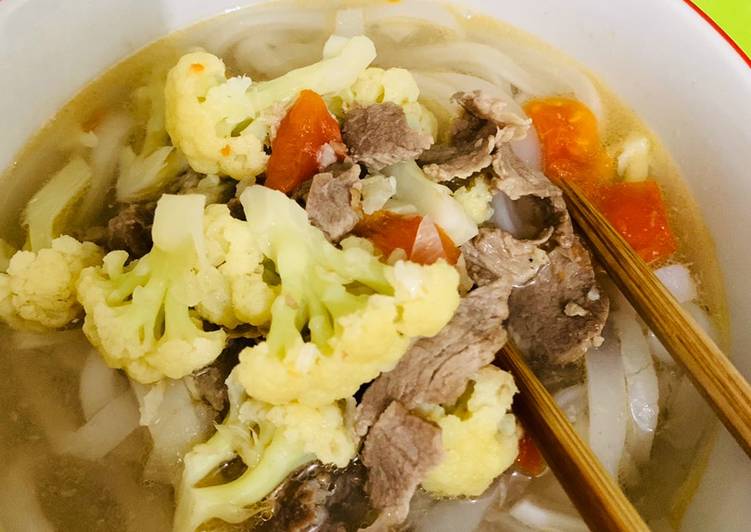 Resep Kwetiau kuah sapi yang Lezat Sekali