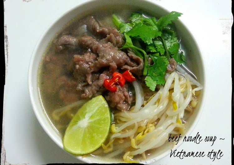 Easiest Way to Prepare Recipe of Vietnamese beef noodle soup