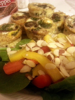 A picture of Paleo Cheese-less /Crust-less Quiche.