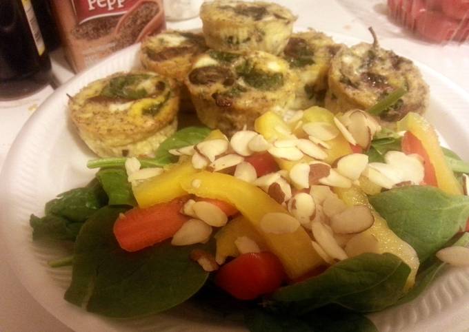 Paleo Cheese-less /Crust-less Quiche