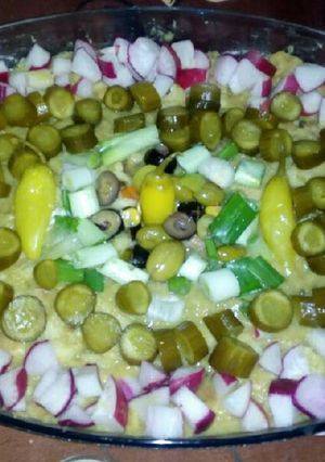 صورة لوصفة فتة العدس الشهية 😋