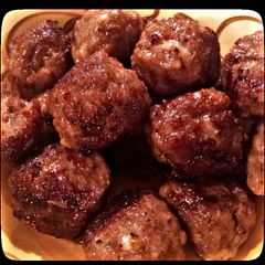 A picture of My Favorite Meatballs!.