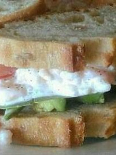 A picture of Baby Shrimp Sandwiches.