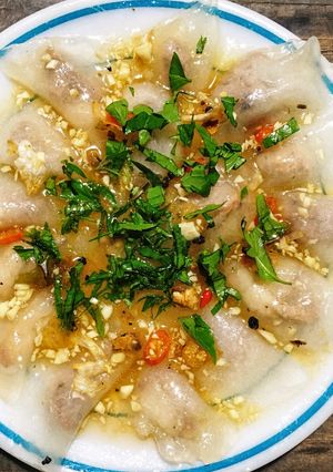 Hình của món Đại chiến bánh lọc.