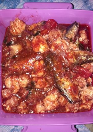 Foto resep Sarden ABC saus tomat kaleng