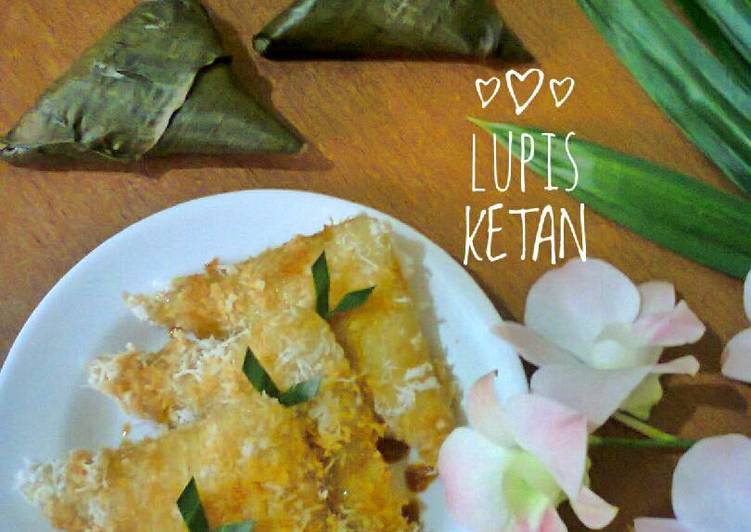 resep cara bikin Lupis Ketan