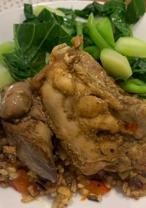 รูปของ ข้าวหมกไก่แบบผัด สูตรน้ำตาลต่ำ