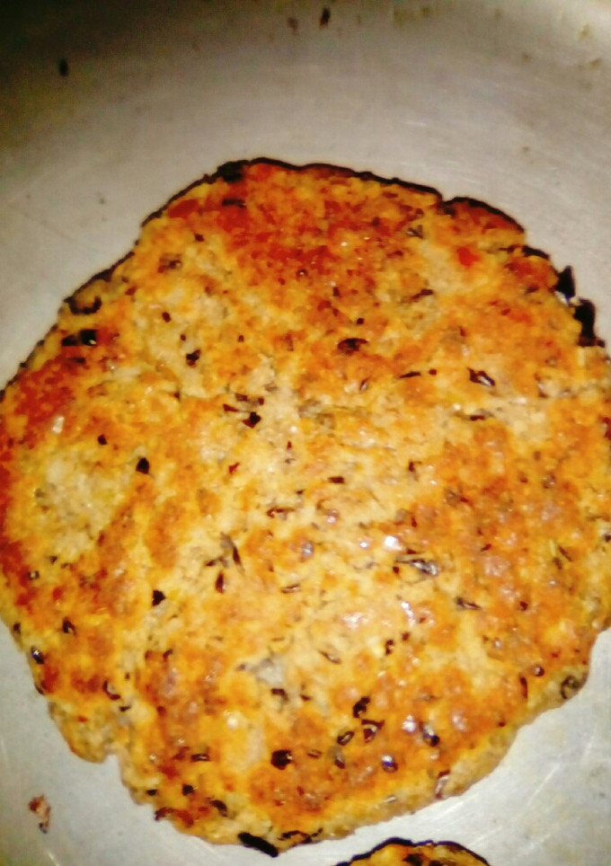 Una foto de Hamburguesas de porotos negros y lentejas vegana!!