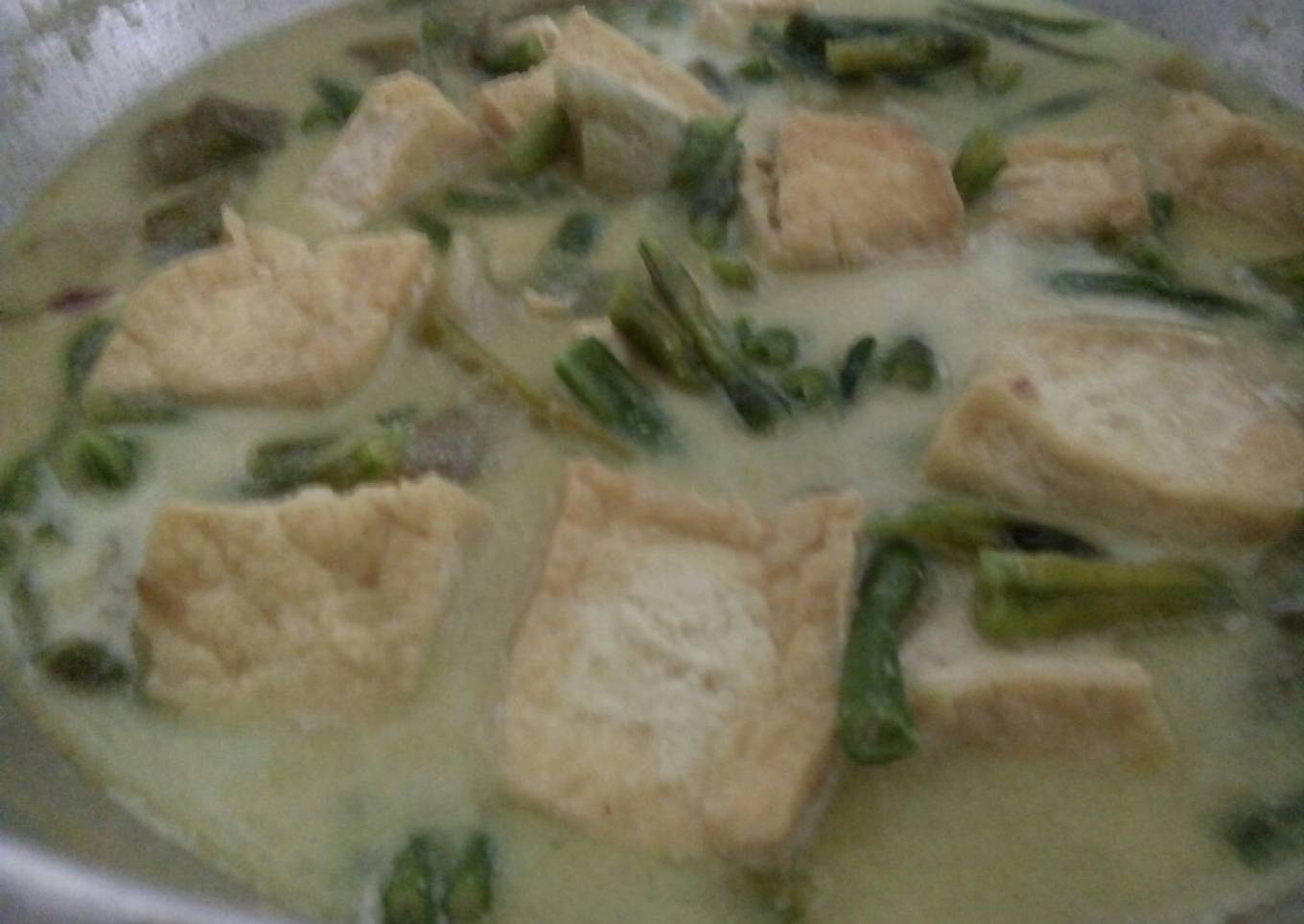 Lodeh kacang panjang tahu