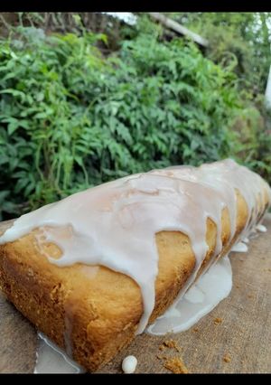 Una foto de Budín ingles de limón
