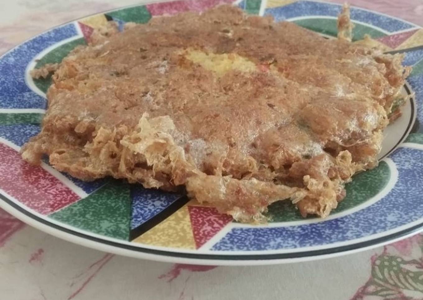 Telur dadar isi nasi