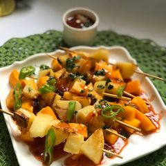 A picture of Potato chilli sticks.