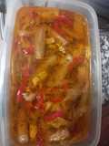 Escabeche de Berenjena y Morrones Tricolor