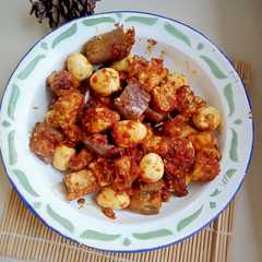 A picture of Terong Telur Puyuh Balado.
