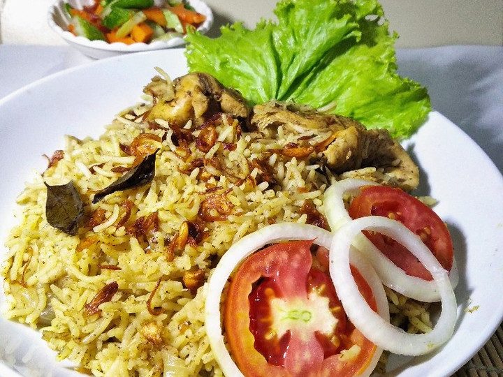 Resep *Nasi Kebuli Ayam bumbu Instan* Anti Gagal