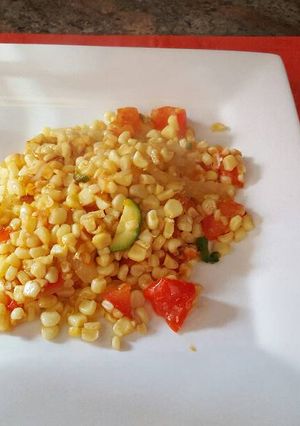 Una foto de Sopa de elotes tiernos