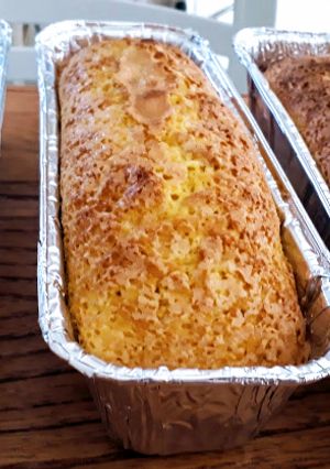 Una foto de Budín de mandarina 🍊