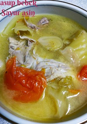Foto resep Soup bebek sayur asin