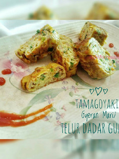 Foto resep Tamagoyaki/Telur Dadar Gulung/Gyeran Mari🍳