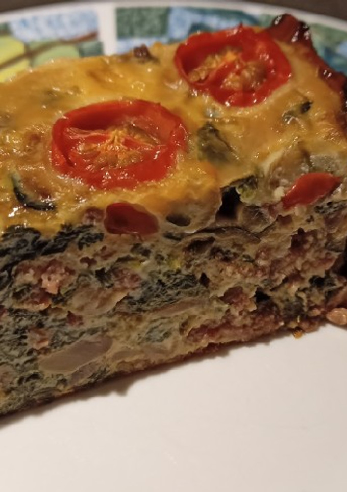 Una foto de Pastel de espinacas