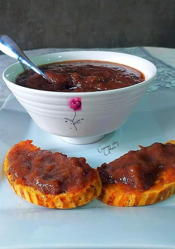 Una foto de Confitura de uvas semi pasas con toque de Pumpkin pie Spice