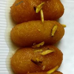 Sooji Gulab jamun A picture of Sooji Gulab jamun.