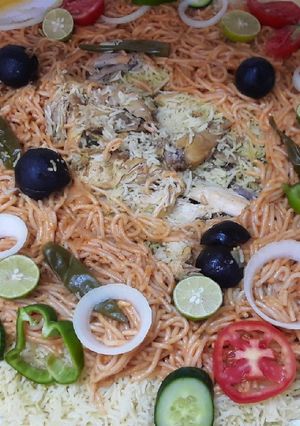 صورة لوصفة كبسه مع الاصدقاء