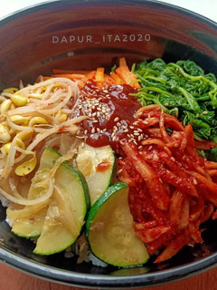 Foto resep Bibimbab / Nasi Campur Sayur Korea