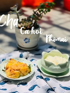 Hình của món Chả cá hồi phô mai.