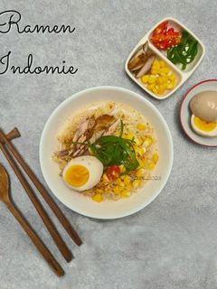 Foto resep Ramen Indomie versi Fibercreme