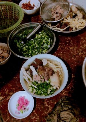 Hình của món Bún bò giò heo.