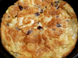 Tortilla francesa con jamón serrano