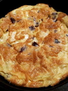 Una foto de Tortilla francesa con jamón serrano