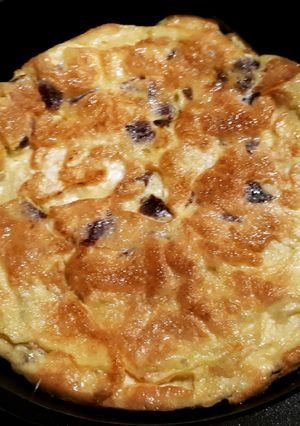 Una foto de Tortilla francesa con jamón serrano