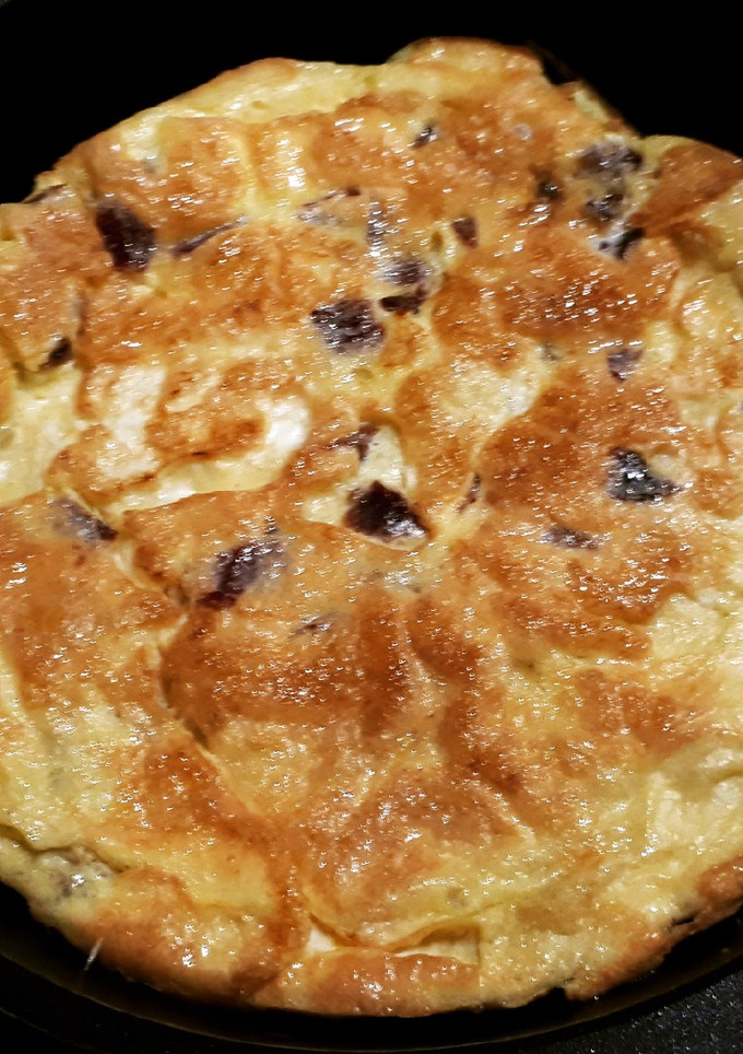 Una foto de Tortilla francesa con jamón serrano