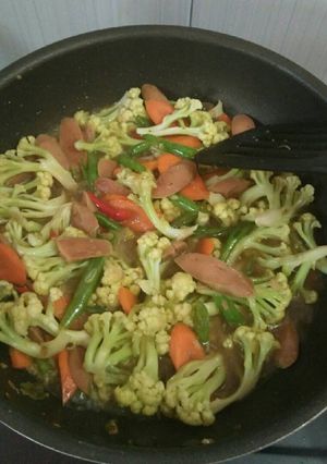 Foto resep Capcay sosis